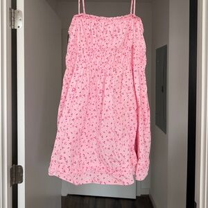 Free People Pink Floral Sundress